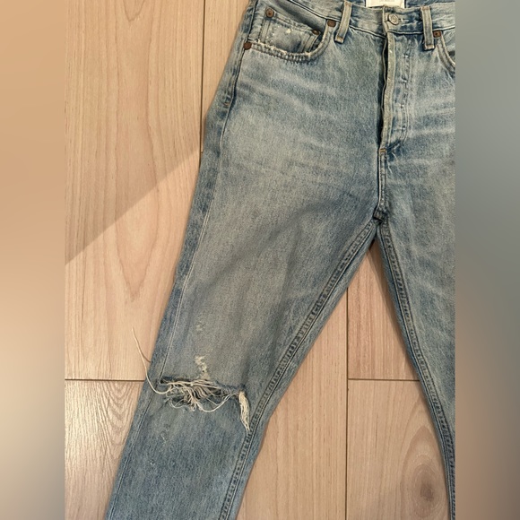 Agolde High Rise Skinny Ripped Jean - Picture 3 of 6